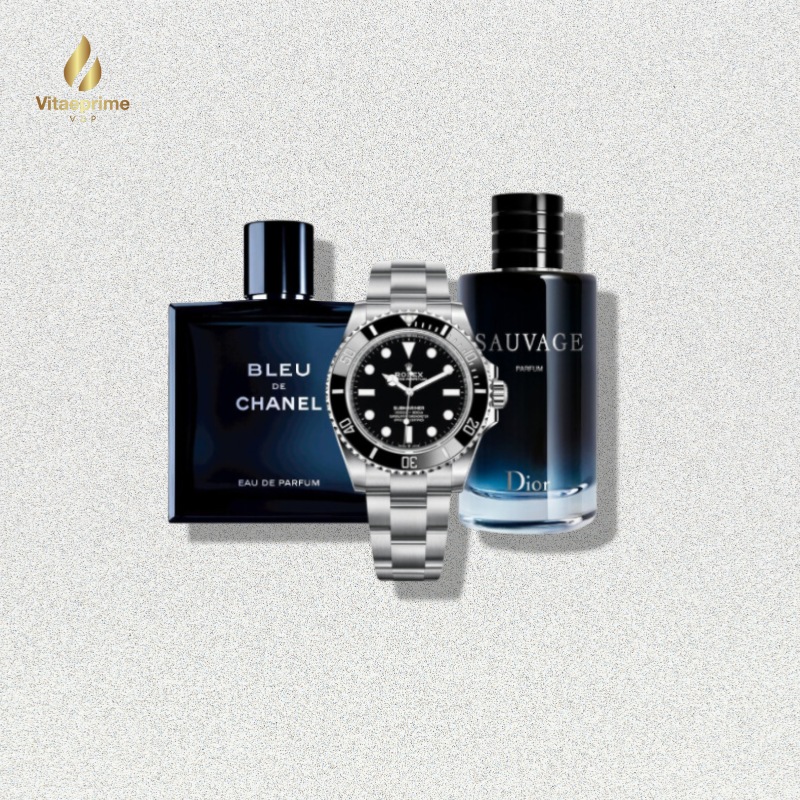 Combo Exclusivo: Kit Perfumes + Reloj Rolex